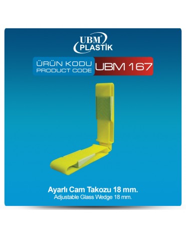 Ayarlı Cam Takozu 18mm