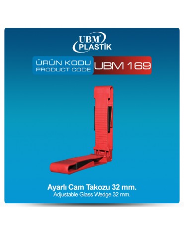 Ayarlı Cam Takozu 32mm