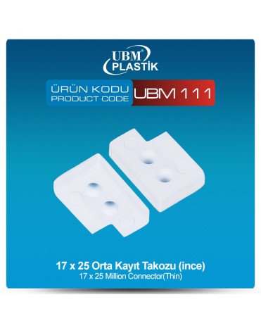 17x25 Orta Kayıt Takozu (İnce)