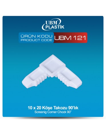 10x20 Köşe Takozu 90'lık