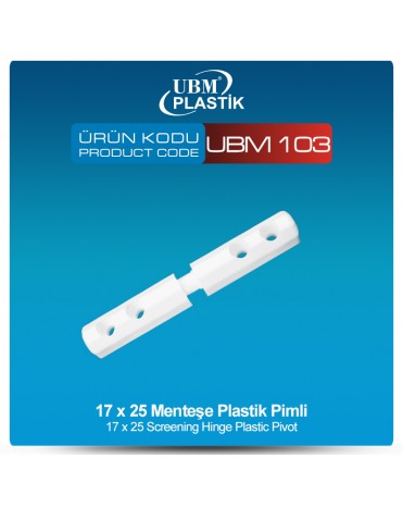 17x25 Menteşe Plastik Pimli