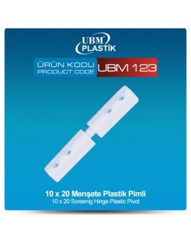 10x20 Menteşe Plastik Pimli